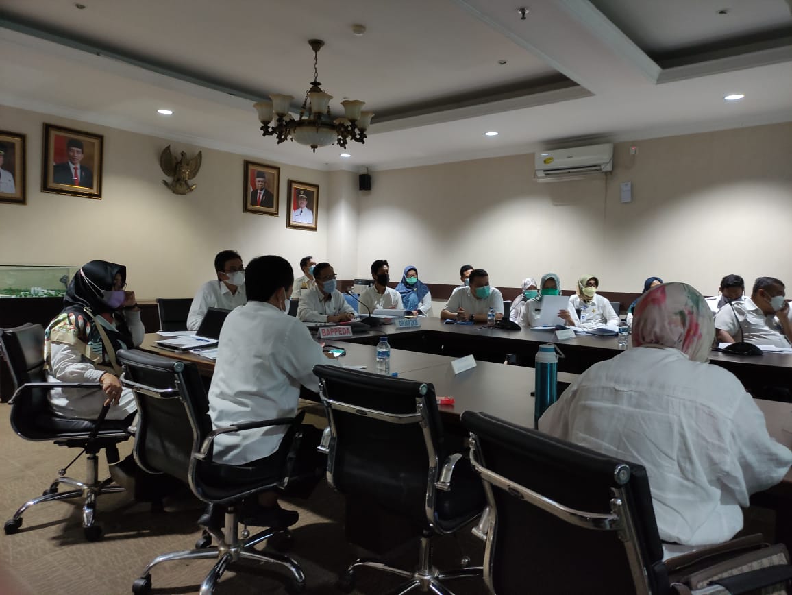 Pemkot Tangerang tengah ikut verifikasi lapangan hybrid (VLH) Evaluasi Kota Layak Anak (KLA) 2021 yang diselenggarakan Kementerian Pemberdayaan Perempuan dan Perlindungan Anak (PPPA) RI secara virtual, Rabu 9 Juni 2021.