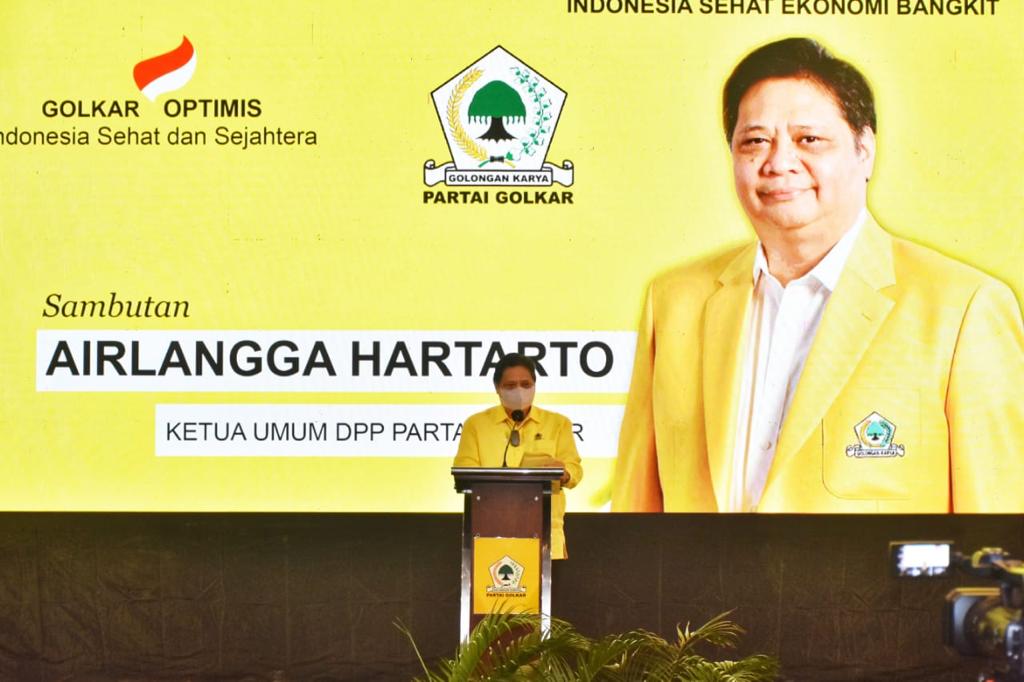 Ketua Umum Dewan Pimpinan Pusat Partai Golkar Airlangga Hartarto.