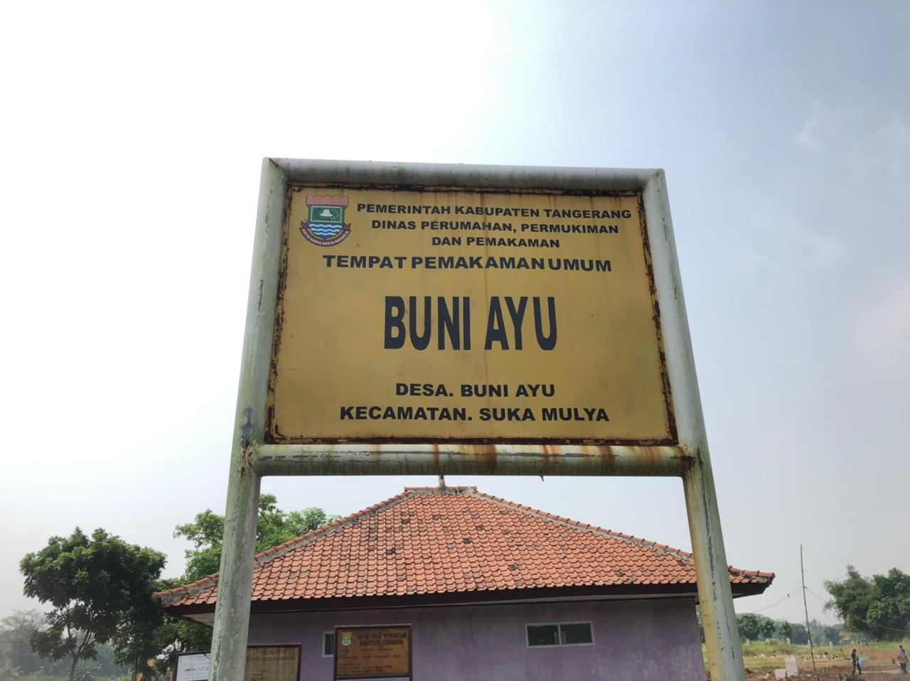 TPU Buni Ayu Kecamatan Sukamulya, Kabupaten Tangerang.