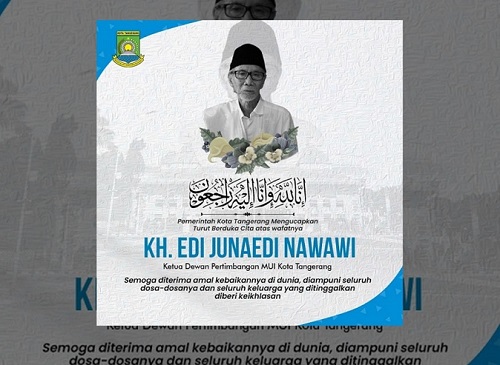 Almarhum KH Edi Junaedi Nawawi.