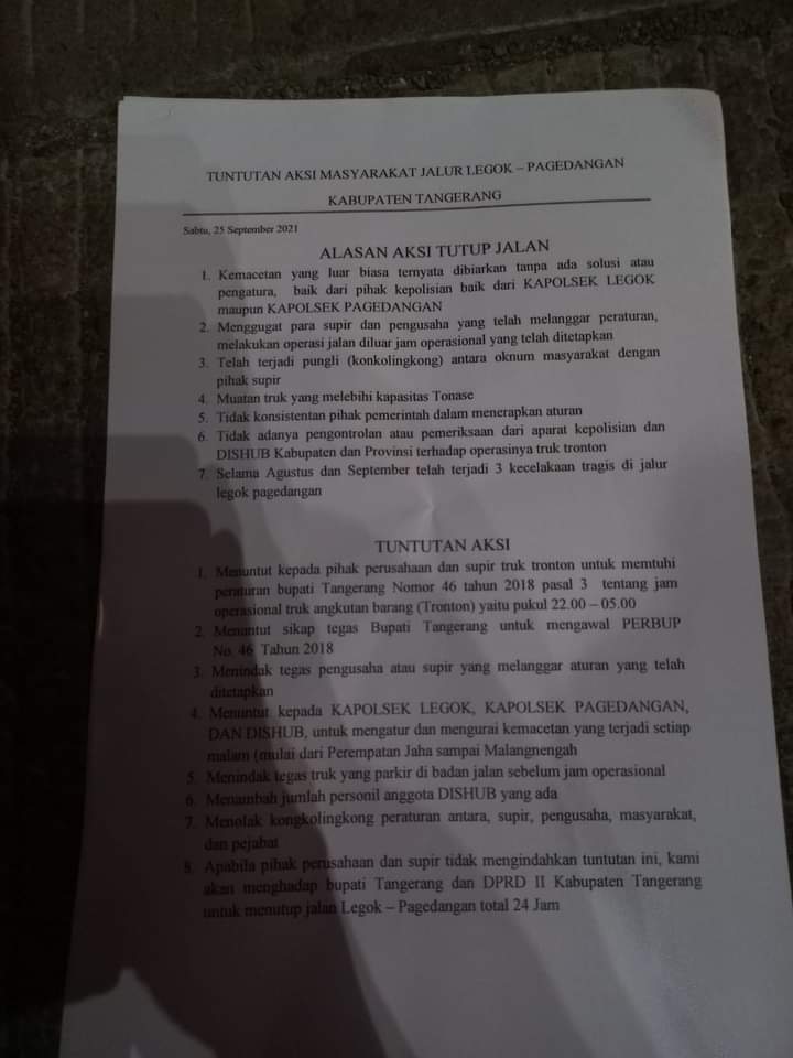 	Surat Keterangan.