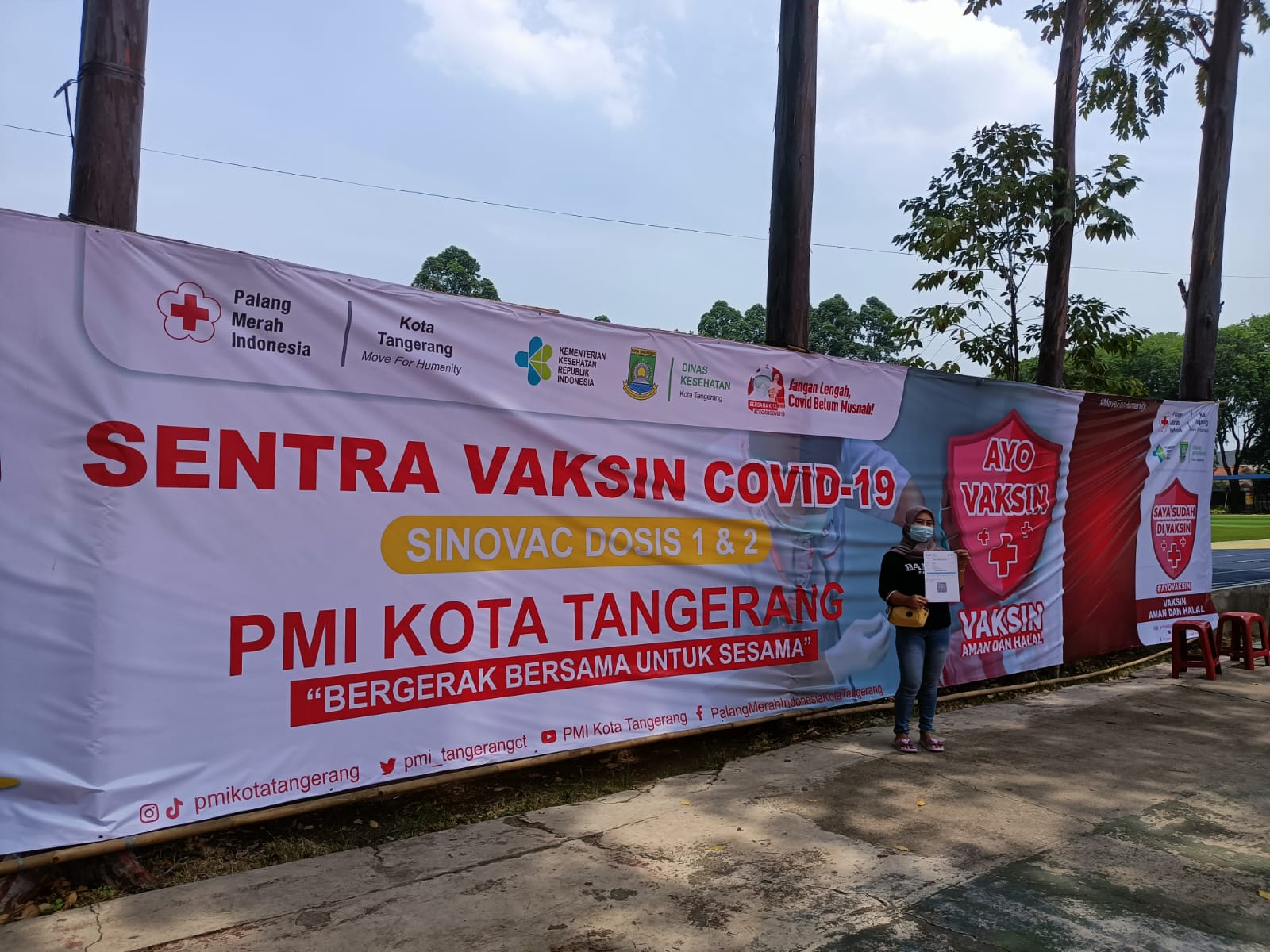 kegiatan vaksinasi guna mencegah penyebaran Covid-19.