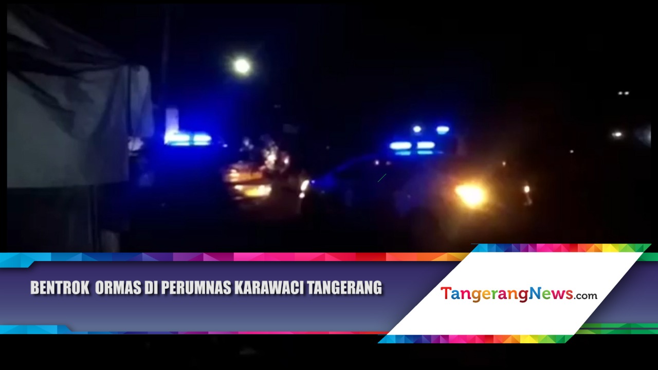 Tangkapan layar bentrok antara sekelompok organisasi masyarakat (ormas) dengan debt collector atau penagih utang terjadi di Jl. Imam Bonjol Kelurahan Bojong Jaya, Kecamatan Karawaci, Kota Tangerang.