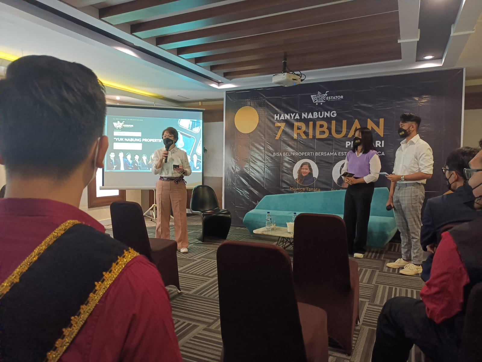 Seminar berinvestasi di bidang properti apartemen Aeropolis, Kota Tangerang.