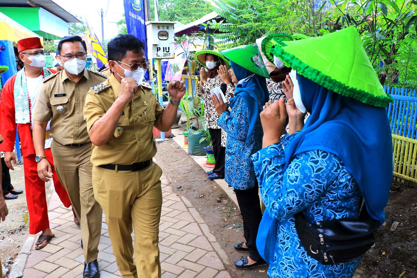 Wakil Wali Kota Tangerang Sachrudin menghadiri acara penilaian lomba Peningkatan Peranan Wanita Menuju Keluarga Sehat Sejahtera (P2WKSS) tingkat Provinsi Banten tahun 2021.