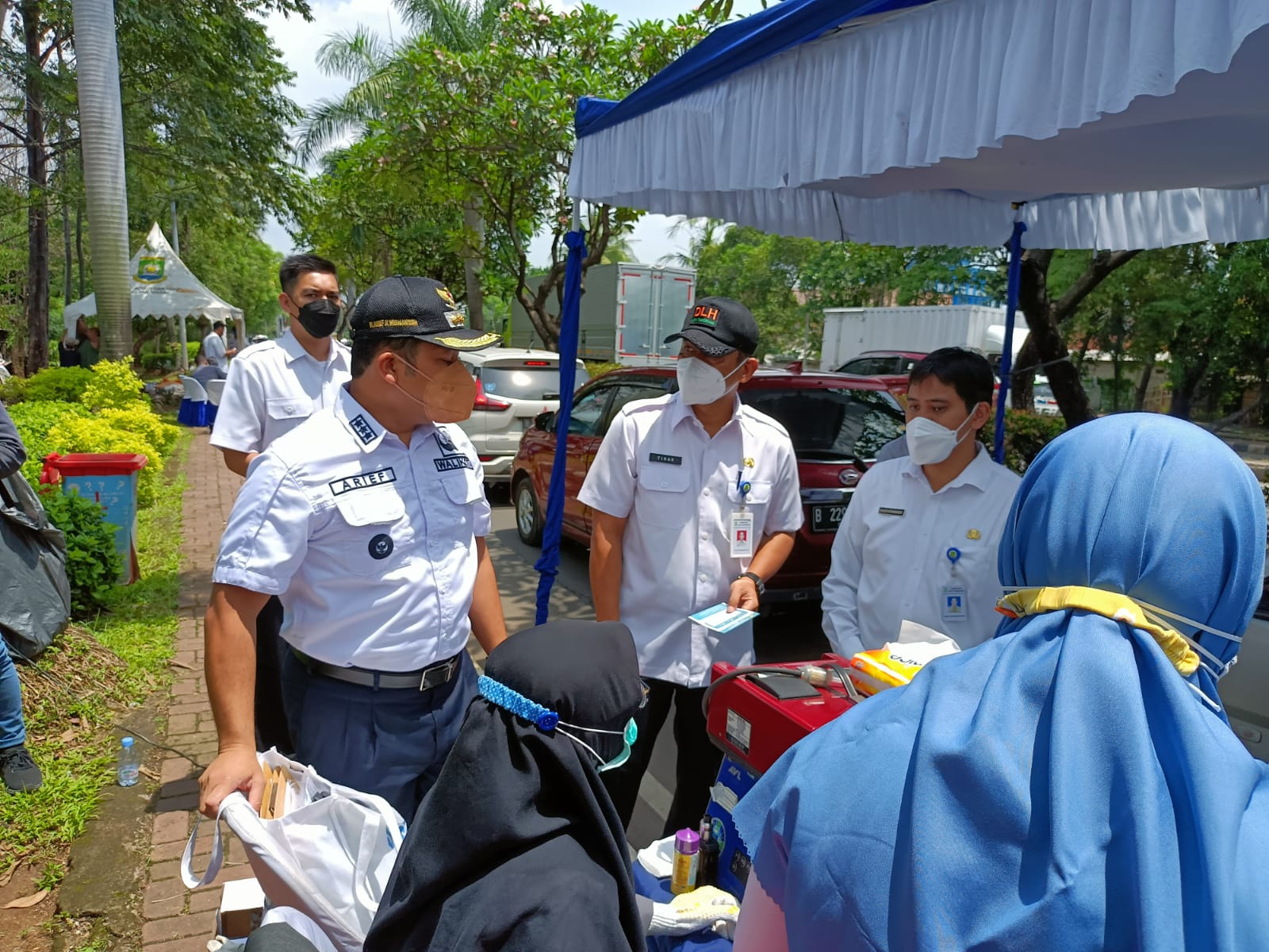 Wali Kota Tangerang Arief R Wismansyah menyampaikan apresiasi kepada masyarakat yang telah antusias mengikuti uji emisi.