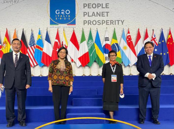 Pertemuan KTT G20 di Roma, Italia, Presiden RI Joko Widodo menghadiri rangkaian acara High Level Segment KTT COP26 di Glasgow-Skotlandia, pada 1-2 November 2021.