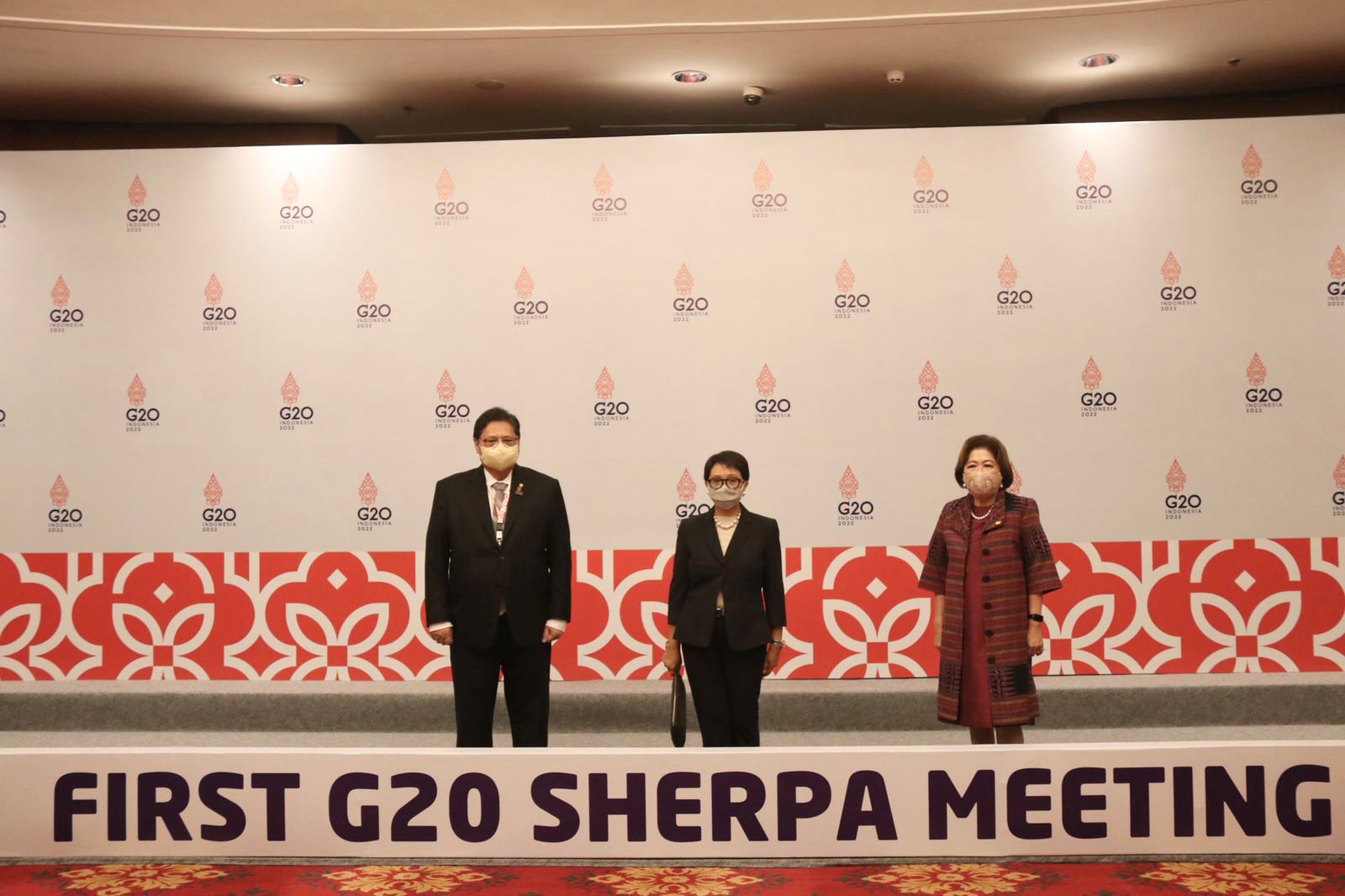 Menteri Koordinator Bidang Perekonomian Airlangga Hartarto menghadiri Presidensi G20 Indonesia tahun 2022.