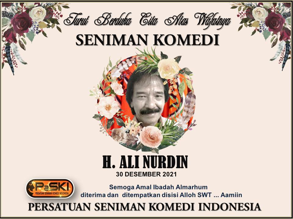 Almarhum Komedian Ali Nurdin.