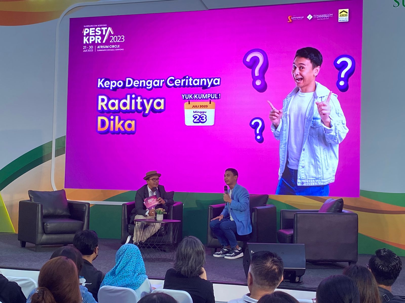 Di Pesta KPR 2023 SMS Tangerang Raditya Dika Beberkan Cara Miliki Rumah