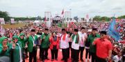 Dihadapan Ribuan Pendukung Rano-Embay, Megawati Pastikan Menang
