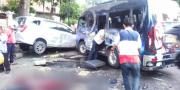 Momen Angkot Oleng di Tangerang Penumpang Menjerit, 1 Tewas 