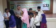 Wartawan TV Santuni 100 Anak Yatim di Polres Tangsel