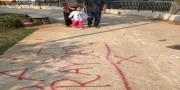 Miris, Taman Gajah Tunggal Jadi Tempat Vandalisme