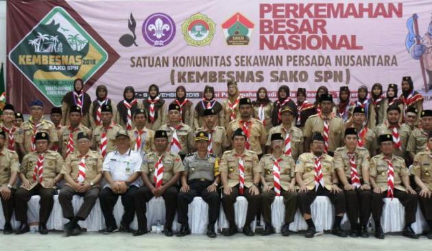 1 300 Pramuka Se Indonesia Ramaikan Kemah Besar Nasional Di