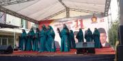 HUT Gerindra di Tangerang, Ibu-Ibu Majlis Taklim Nyanyikan Lagu Politis