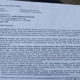 Pemilik Kios Cbd Ciledug Somasi Developer