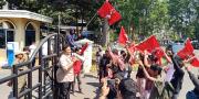 Aktivis GMNI Tangerang Demo, Tolak Revisi UU Pemberantasan Korupsi