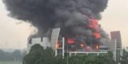 Gereja Basilea Christ Cathedral Tangerang Terbakar Hebat