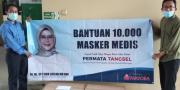 Azizah Sumbang 10.000 Masker untuk Tenaga Medis