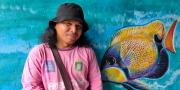 Ini Sosok Pelukis Tembok di Kampung Tematik Tangerang
