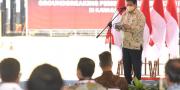Presiden Jokowi Bersama Menko Airlangga Groundbreaking Smelter Freeport di Gresik