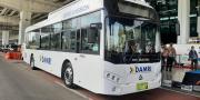 Bus Listrik Damri Mulai Beroperasi di Bandara Soekarno-Hatta 