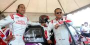 Kecelakaan, Mobil Bambang Soesatyo dan Sean Gelael Terbalik saat Ikut Reli