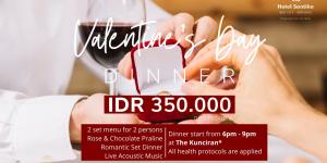 Hari Valentine, Rayakan Makan Malam Romantis di Hotel Santika BSD