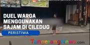 Dua Pria Bawa Sajam Cekcok di Ciledug Tangerang