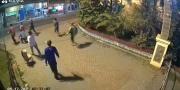 Terekam CCTV, Gangster Ribut dengan Warga Jelang Sahur di Sepatan Tangerang