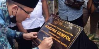 Jadi Pilot Project Wadah Kreatifitas Anak Muda, Andika Hazrumy Resmikan Warung Gempol di Pinang Tangerang