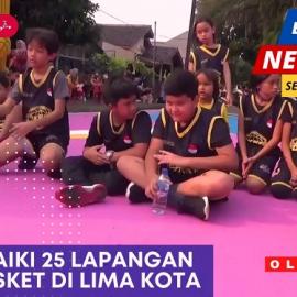 IBL Perbaiki Lapangan Basket di Tangerang