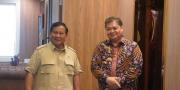 Menhan Prabowo Temui Menko Airlangga Empat Mata, Ternyata Bahas Ini
