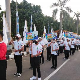 Parade dan Pesta Kembang Api Meriahkan Launching Hitung Mundur Porprov Banten di Kota Tangerang Malam Ini