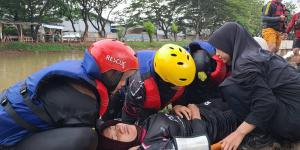 PMI Tangerang Gembleng Mahasiswa Tanggap Darurat Bencana