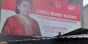 Baliho Puan Cucu Presiden Masih Bertengger di Tangerang