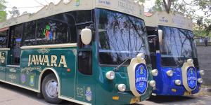  Bus Jawara Tangerang Satu-satunya Transportasi Wisata Gratis di Banten