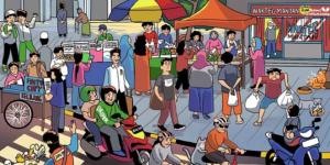 Poster Ucapan Ramadan Jokowi, Ada Es Kobok Seperti di Tangerang