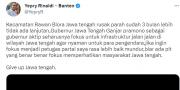 Wakil Sekretaris DPD Demokrat Banten Dirujak Warganet Usai Kritik Ganjar Soal Jalan di Blora Jawa Tengah