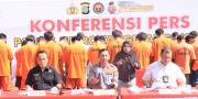 Beraksi di 400 TKP, 28 Pelaku Curanmor dari Berbagai Kelompok Ditangkap di Tangerang