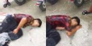 Pelajar Terkapar Berlumur Darah Akibat Dibacok saat Tawuran di Teluknaga Tangerang