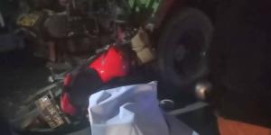 Pengendar CBR Tewas Hantram Truk Ganti Ban di Serpong Tangsel