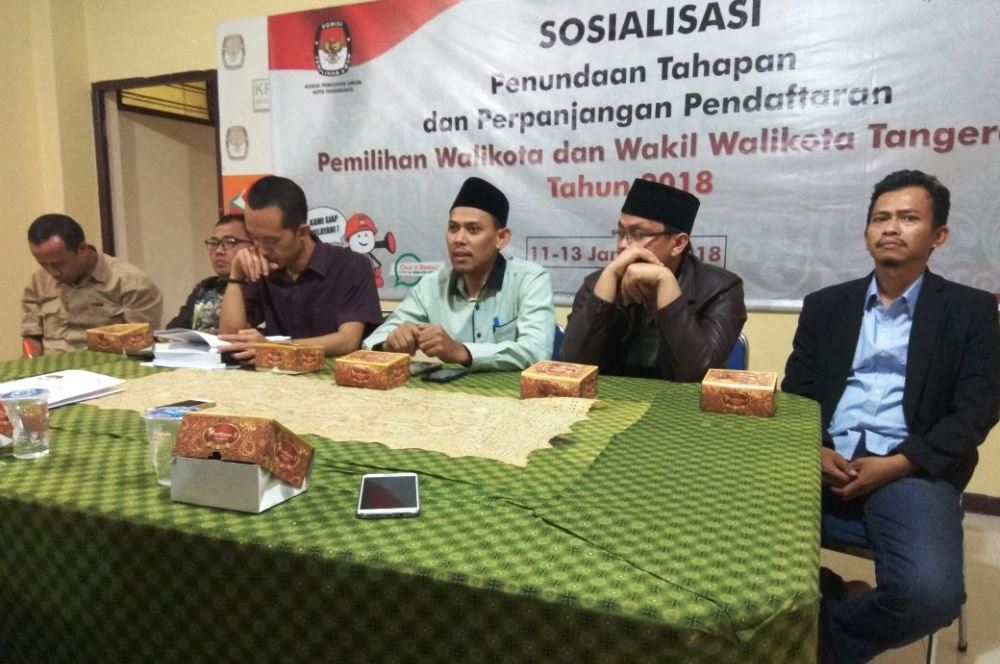 Cuma Tiga Hari KPU Kota Tangerang Perpanjangan Pendaftaran Calon