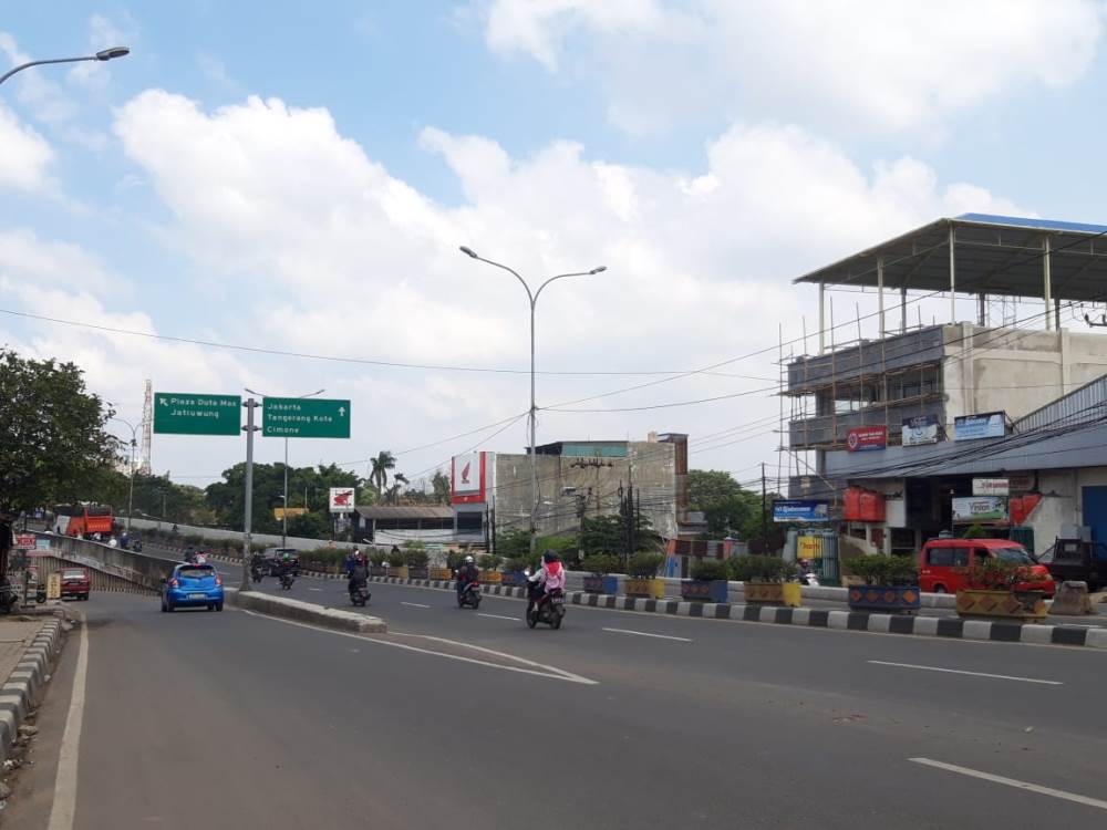 Flyover di Jalan Gatot Subroto, Cibodas, Kota Tangerang.