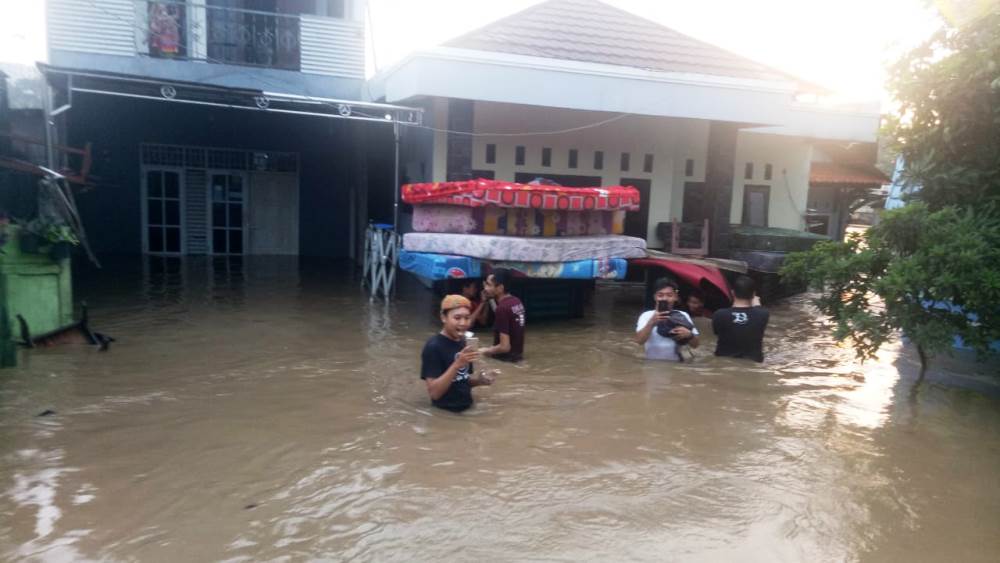 Terdampak Banjir Di Kota Tangerang Capai Ratusan, Ini Wilayahnya