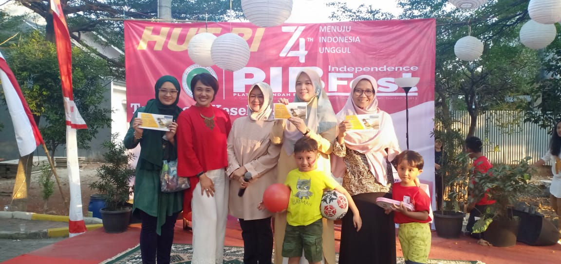 Dinkes Kota Tangerang Selatan menggelar kegiatan Talkshow (gelar wicar) Kesehatan dalam rangka merayakan Hari Kemerdekaan ke-74 RI di Perumahan Plataran Indah Bintaro, Jalan Gelatik, Sawah Lama, Ciputat.