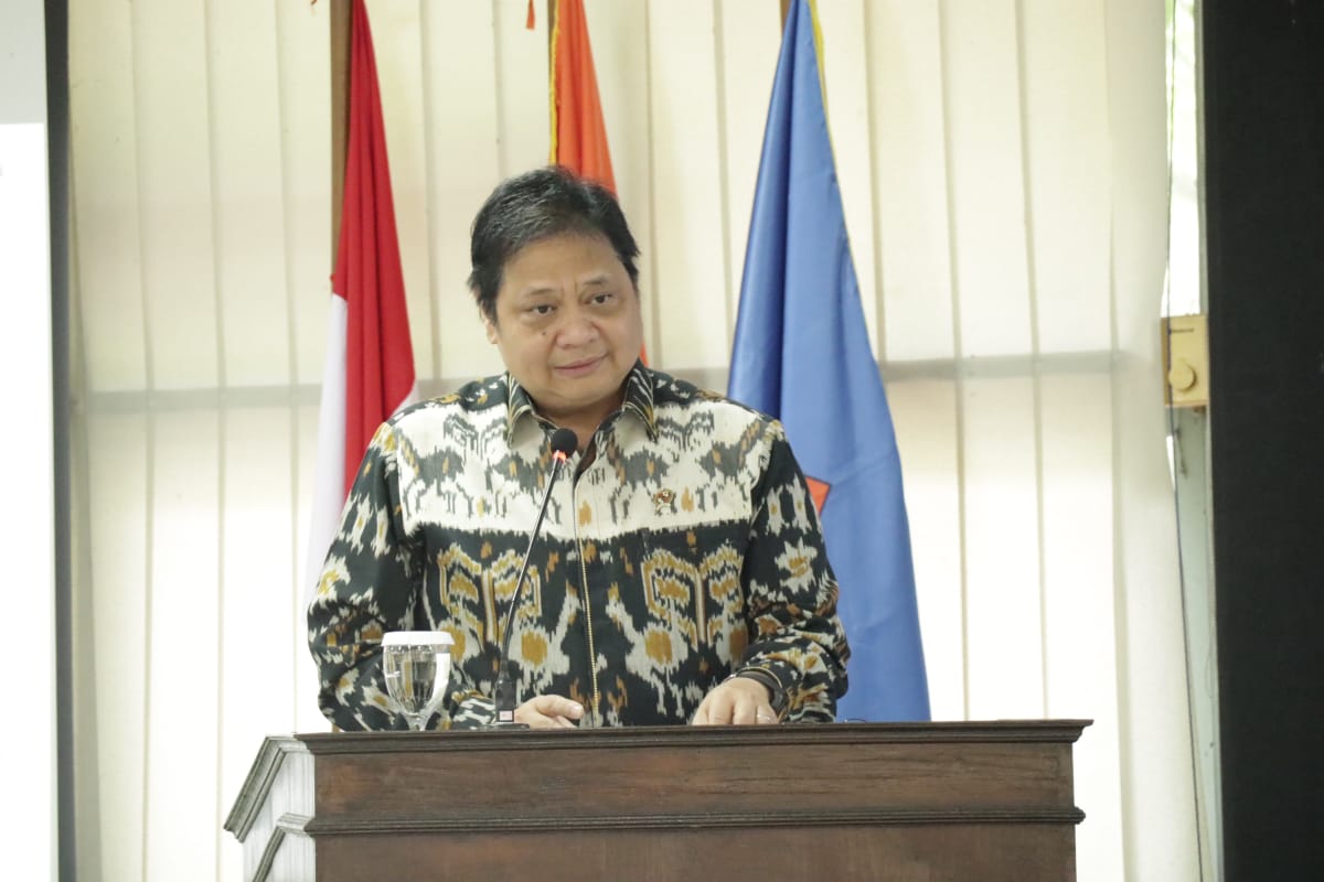 Menteri Perindusrian (Menperin) Republik Indonesia Airlangga Hartarto.