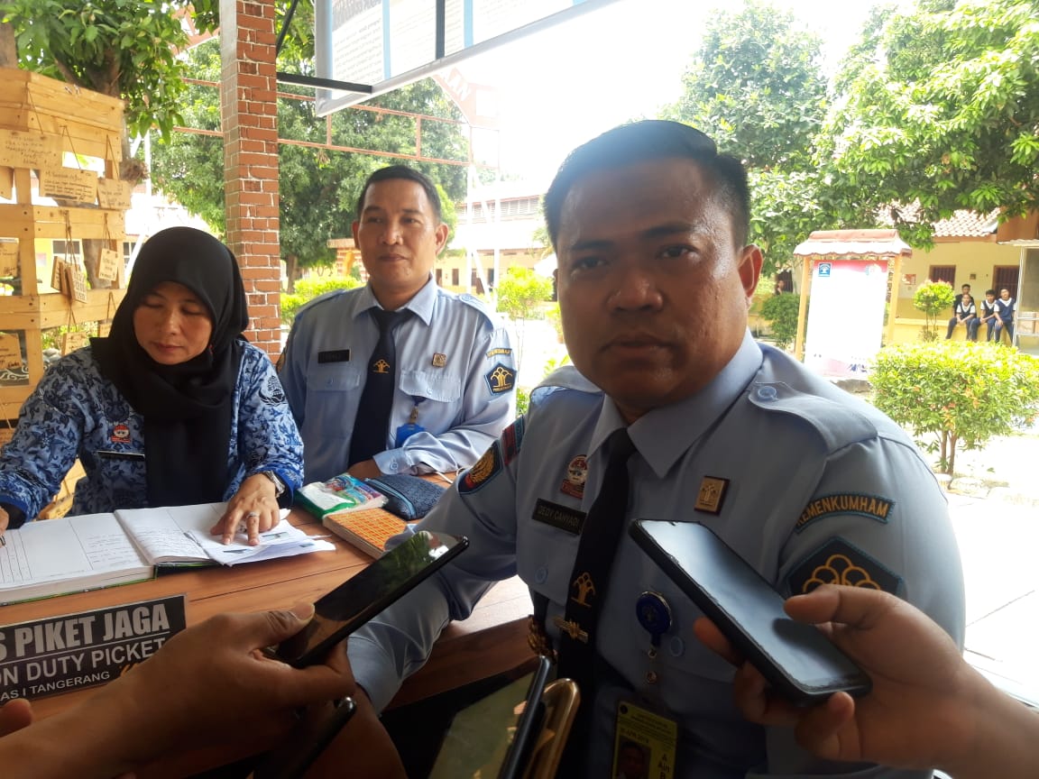 Pelaksana tugas Kepala LPKA Klas I Tangerang Dedy Cahyadi