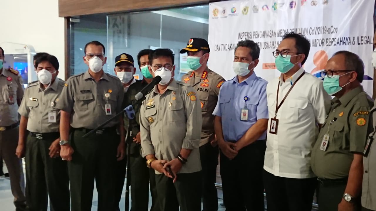 Menteri Pertanian Syahrul Yasin Limpo menyampaikan mitigasi untuk mengantisipasi virus korona.